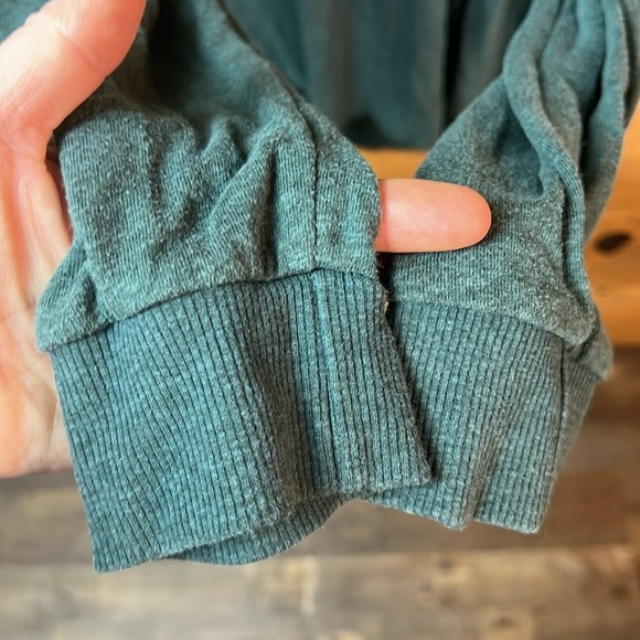 Marine Layer Men’s Long Sleeve Henley Shirt Double knit Forest Green M/L‎ button - Picture 8 of 8